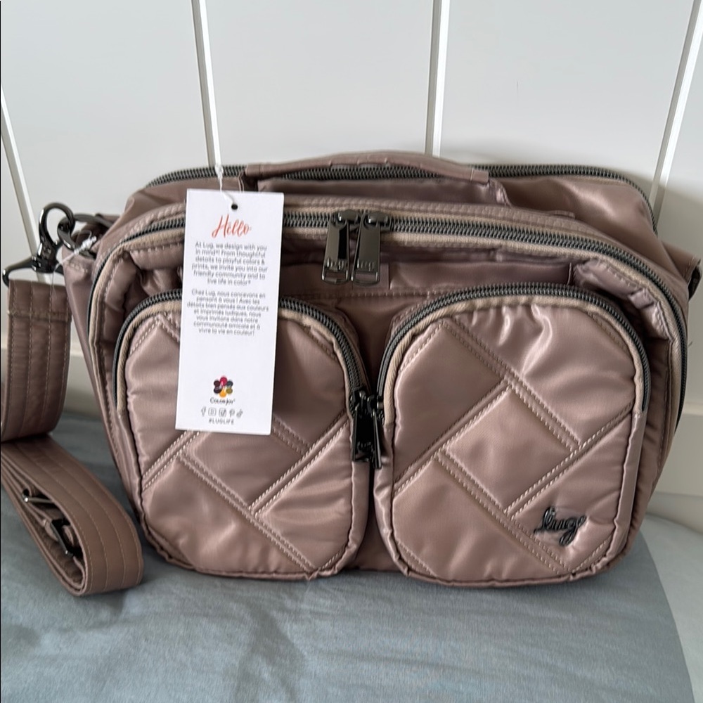 Lug Rider Crossbody Bag - Sand Taupe NWT